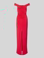 Abendkleid mit Raffungen und Gehschlitz von Lipsy - 22