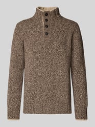 Gebreide pullover van scheerwol met schipperskraag van GRAN SASSO - 6