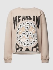 Sweatshirt mit Motiv-Print Modell 'Daisy' von Frogbox Beige - 23