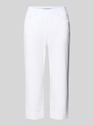 Spodnie capri o kroju slim fit z mieszanki bawełny od Raphaela By Brax - 20