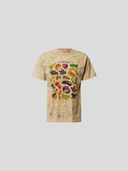 T-shirt X Souvenir met motiefprint - exclusief van Viron Oranje - 4