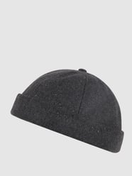 Czapka z daszkiem z dodatkiem wełny  od Müller Headwear Szary - 38
