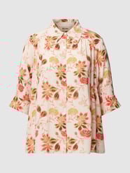 Overhemdblouse met all-over bloemenmotief, model 'THERICA' van MOS MOSH Roze - 32