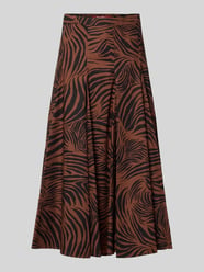 Uitlopende midi-rok van puur katoen model 'PANTEON' van Max Mara Studio - 2
