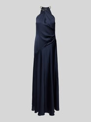 Abendkleid mit Schlüsselloch-Ausschnitt Modell 'FALEANA' von Lauren Ralph Lauren Blau - 8