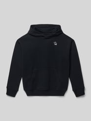 Bluza z kapturem z wyhaftowanym logo i kieszenią kangurka od Abercrombie&Fitch - 44