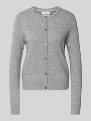 Kurtka z dzianiny z kaszmiru z okrągłym dekoltem od Christian Berg Woman - 10