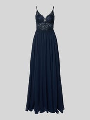 Abendkleid mit floralem Ziersteinbesatz von Jake*s Cocktail - 9