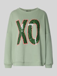 Relaxed Fit sweatshirt met paillettenversiering model 'XO' van miss goodlife - 22