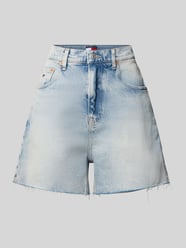 Szorty jeansowe o kroju regular fit z mieszanki bawełny model 'MOM SHORT' od Tommy Jeans - 9