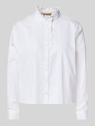 Regular fit blouse met opstaande kraag en mouwen met ruches van Smith and Soul - 8