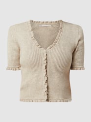 Cardigan aus Leinenmischung Modell 'Lina' von Only Beige - 10