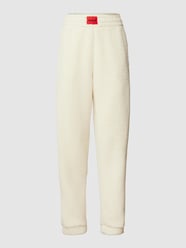 Sweatpants aus Teddyfell Modell 'CLOUD_PANTS' von HUGO Weiß - 43