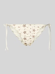 Figi bikini z kwiatowym haftem na całej powierzchni model 'MIAMI' od MC2 Saint Barth - 14