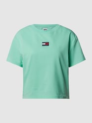 T-Shirt mit Label-Patch von Tommy Jeans Mint - 34