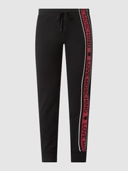 Sweathose mit Logo-Streifen von Love Moschino Grau / Schwarz - 41