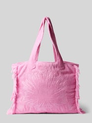 Strandtasche mit Label-Detail von SUN OF A BEACH Pink - 25
