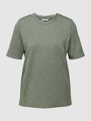T-shirt met ronde hals, model 'Sweatset' van Jake*s Casual Groen - 45