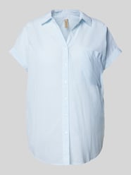 Blusenshirt mit Umlegekragen Modell 'DINAH' von Soyaconcept Blau - 16