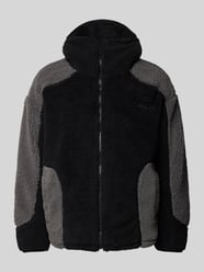 Teddyfell-Jacke mit Label-Badge von REVIEW Schwarz - 33