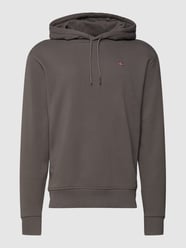 Hoodie met logostitching, model 'BALIS' van Napapijri Grijs - 39
