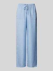 Loose Fit Stoffhose mit aufgesetzten Eingrifftaschen Modell 'MELANEY' von Vero Moda Blau - 7