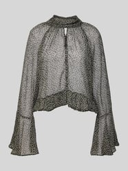 Bluse mit Schlüsselloch-Ausschnitt Modell 'SPLASH' von Mango - 31