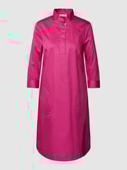 Knielanges Kleid mit Stehkragen von Christian Berg Woman Pink - 22