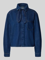 Relaxed Fit Jeansbluse aus Baumwoll-Lyocell-Mix von Marc O'Polo DENIM - 22