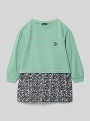 Mini-jurk met motiefstitching van Blue Seven - 31