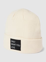 Beanie met statementpatch, model 'MADISON' van Only Wit - 14