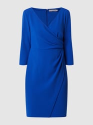 Cocktailkleid aus Krepp von Christian Berg Cocktail Blau - 35