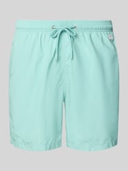 Badehose mit Logo-Print Modell 'Lighting Pantone' von MC2 Saint Barth - 12