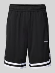 Regular Fit Shorts mit Label-Stitching Modell 'LANSING' von Pegador Schwarz - 12