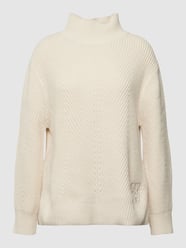 Strickpullover mit Stehkragen von comma Casual Identity Beige - 44