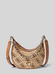 Handtasche mit Label-Applikation Modell 'CIRCE HOBO SHOULDER BAG' von Guess Beige - 15
