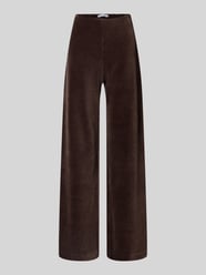 Wide leg corduroy broek, model 'ELAINE' van Raffaello Rossi - 12