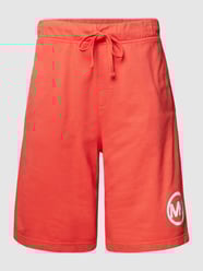 Sweatshorts mit Label-Print von MICHAEL Michael Kors Rot - 41