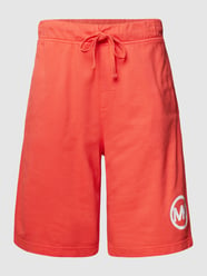 Sweatshorts mit Label-Print von MICHAEL Michael Kors Rot - 46