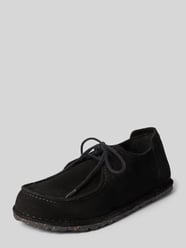 Veterschoenen van leer met label in reliëf model 'UTTI LACE' van Birkenstock - 21