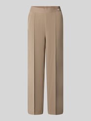 Regular Fit Culotte mit Bügelfalten Modell 'CAMERON' von CAMBIO Beige - 10