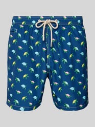 Relaxed Fit Badeshorts mit Tunnelzug von MC2 Saint Barth - 6