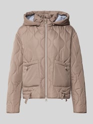 Steppjacke mit Kapuze von White Label Beige - 14