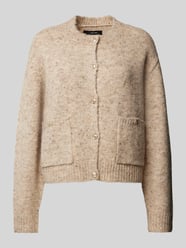 Strickjacke mit überschnittenen Schultern Modell 'CONTIGO' von Vero Moda Braun - 36