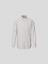 Freizeithemd mit Streifenmuster von Lardini Braun - 4