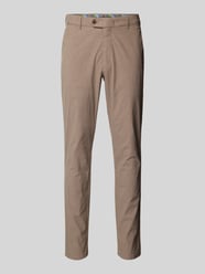 Slim fit chino met steekzakken van Mmx Beige - 41