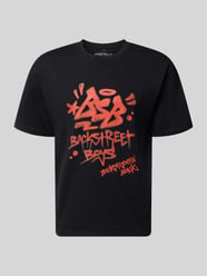 Relaxed Fit T-Shirt aus reiner Baumwolle Modell 'Backstreet Boys' von Mister Tee - 7