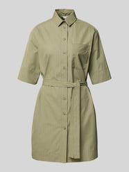 Sukienka koszulowa z wiązanym paskiem model ‘SOSPIRO’ od MM by Max Mara - 22