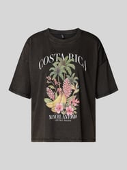 Pudełkowy krój t-shirt z czystej bawełny model 'LUCY' od ONLY - 37