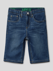 Slim Fit Jeansshorts mit Label-Patch von Levi’s® Kids Blau - 24